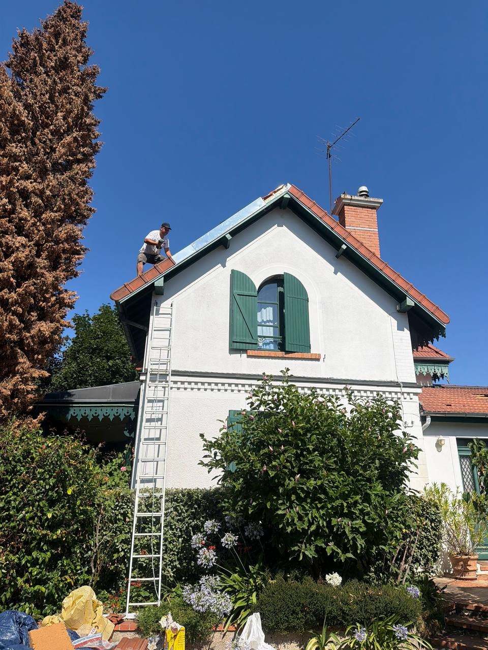 Changement de rives zinc à Croissy-sur-Seine - JD Rénovation Service